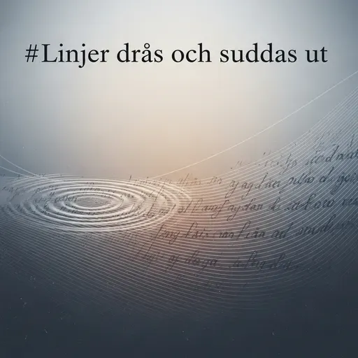 Linjer dras och suddas ut