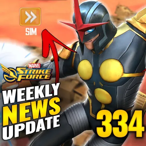 WAR SIM BUTTON!, Promo of the Week! Champion Team, Resource Crunch Continues! Marvel Strike Force