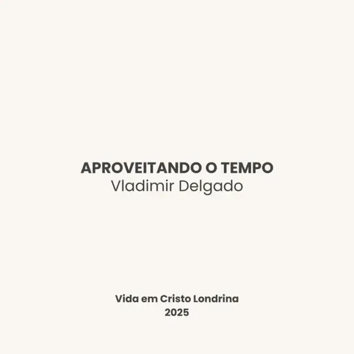 Aproveitando o tempo - Vladimir Delgado