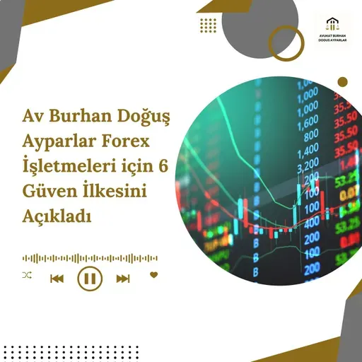 Av Burhan Doğuş Ayparlar Forex İşletmeleri için 6 Güven İlkesini Açıkladı