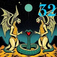 Buenos presagios, 32 (voz humana)