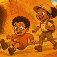 Les aventures de Zoé et Eliott, épisode 14 : A la découverte de l'ocre 🏜️