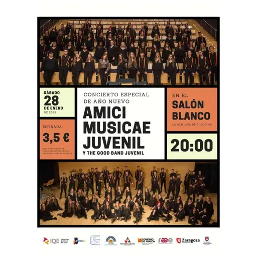 Concierto del 'Coro Amici Musicae Juvenil' en La Almunia, con Juan Moneo