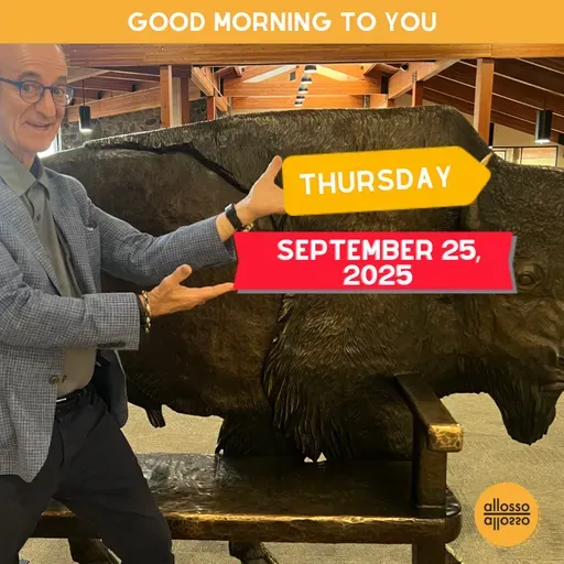 Create a better world today!: Thursday, September 25, 2025