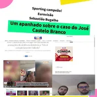 José Castelo Branco e a Betty | Eurovisão | Sporting Campeão | Sebastião Bugalho