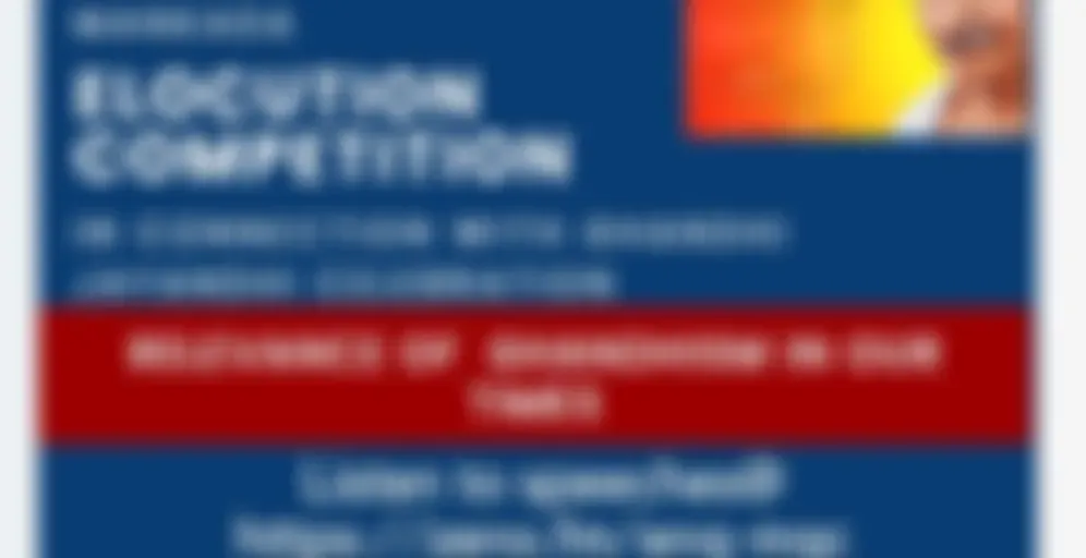 Elocution Gandhijayanthi 2021 new