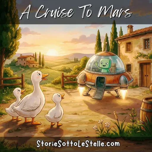CRUISE TO MARS | THREE DUCKS ON A JOURNEY | Written By Lucia & Marco Ciappelli (English Version) | Stories Sotto Le Stelle Podcast | Short Stories For Children And Dreamers Of All Ages