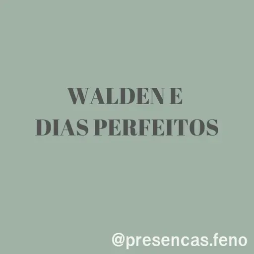 Walden e Dias Perfeitos: Vivendo fenomenologicamente