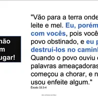 Deus não está em todo lugar!