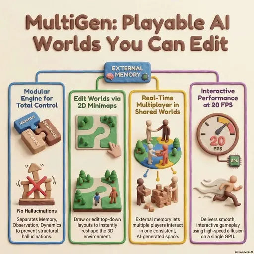 MultiGen: External Memory, Stable AI Worlds, and the Future of Shared Virtual Spaces