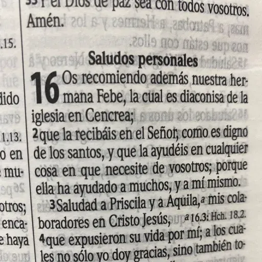 Romanos Capítulo 16