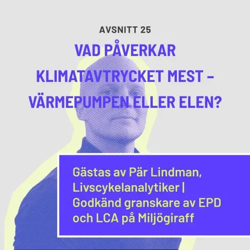 Vad påverkar klimatavtrycket mest – värmepumpen eller elen?