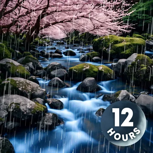Rainfall & Gentle Stream | 12-Hour Soothing Sleep Sounds