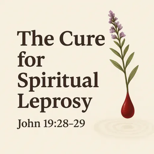 Cleansed by the Blood. Jesus, Hyssop, and the Cure for Spiritual Leprosy | John 19.28–29
