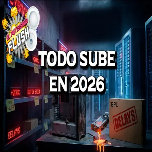 El Flush🚽: HP DESPIDE 6,000,GPUs ATRASADAS HASTA 2028 y la RAM cuesta MÁS que una PS5 ¡VALIÓ MADRES!