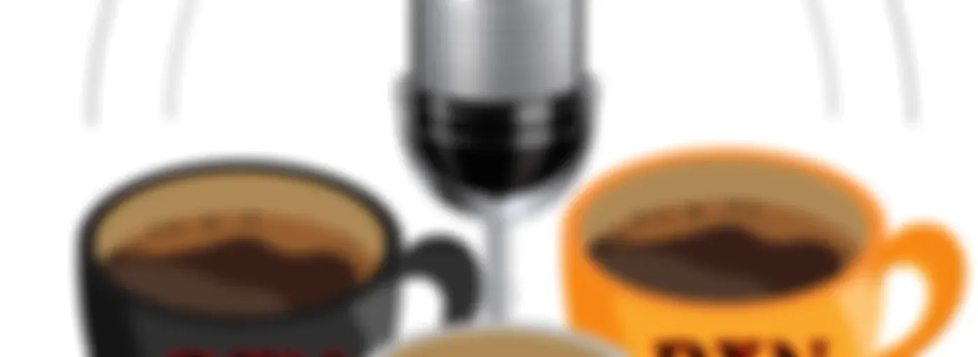 Café con los amigos.