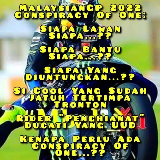 #30 #Mbak_Yu Podcast 2022 #MalaysianGP: Conspiracy Of One..!!!