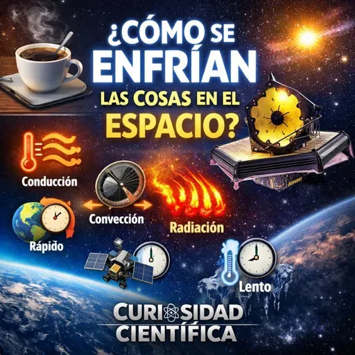 ¿Cómo rayos se enfrían las cosas, y qué pasa cuando no hay aire en el espacio?