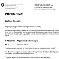 BGE 133 II 429 - Raclette