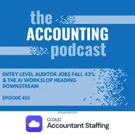 Entry Level Auditor Jobs Fall 43% & the AI Workslop Heading Downstream