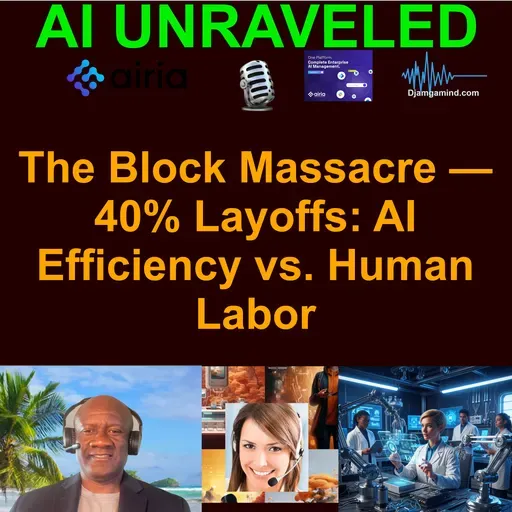 The Block Massacre — 40% Layoffs: AI Efficiency vs. Human Labor (Teaser For AI Daily News Rundown Feb 27th 2026)