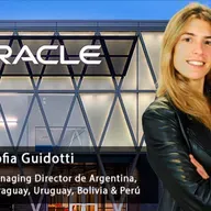 ORACLE SUMA A SOFIA GUIDOTTI COMO MANAGING DIRECTOR PARA ARGENTINA, PARAGUAY, URUGUAY, BOLIVIA Y PERÚ