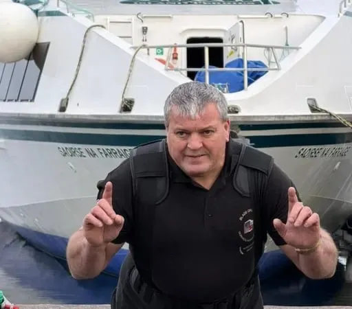 Shaun Ó Cadhain, ón gComhlacht Aran Island Ferries