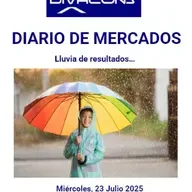 PODCAST en abierto DIARIO DE MERCADOS Miércoles 23 Julio 2025