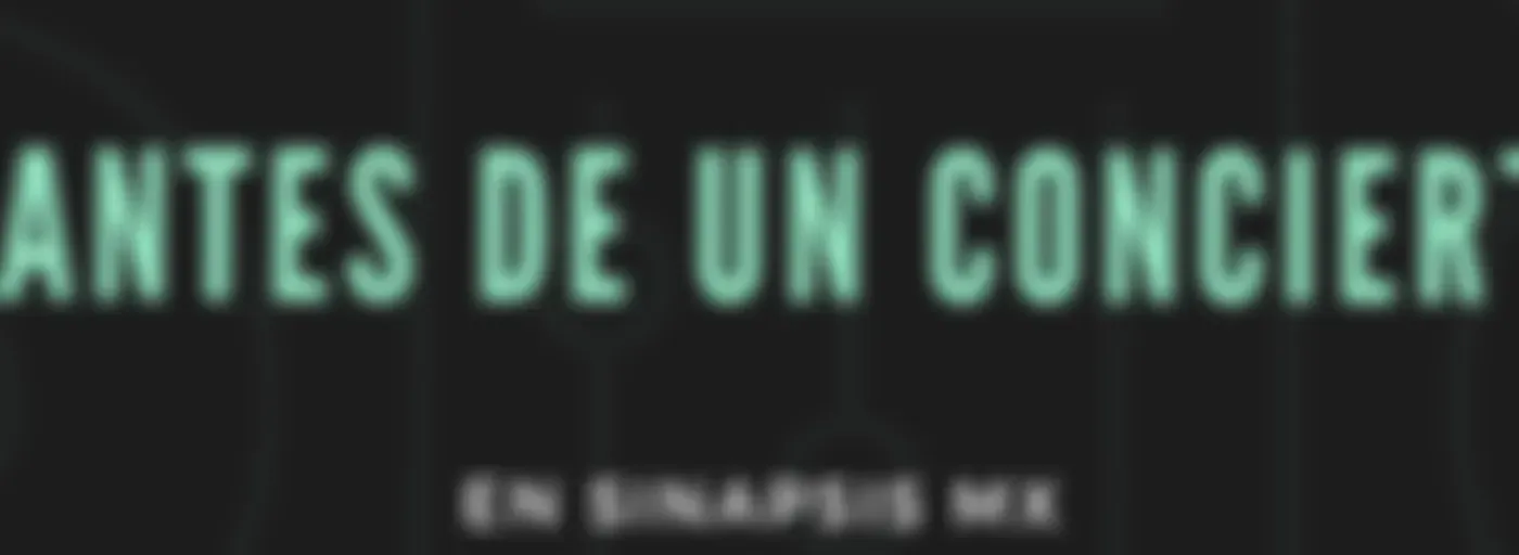 #AntesDeUnConcierto