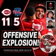 Game 91 - Reds 11, Phillies 5 (Reds Hit SIX HOME RUNS!)