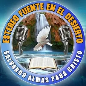 Estereo fuente en el desierto