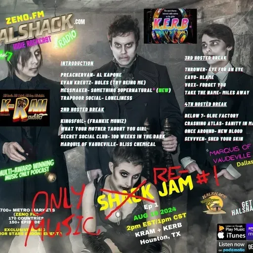 Episode 273: Halshack (Re-Jam 1)- No Host (music only)- Nov 16th 2025- (Shackjam 1)-- New retool bonus version-- shacklist on Halshack com- Find the full version on the podcast feed