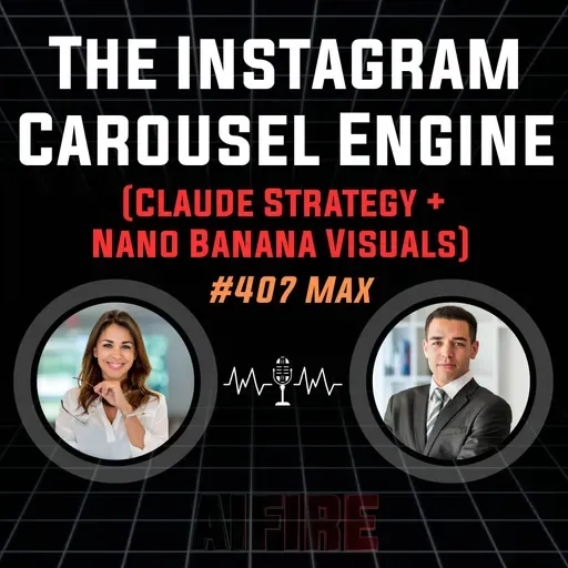 #407 Max: The Instagram Carousel Engine (Claude Strategy + Nano Banana Visuals)
