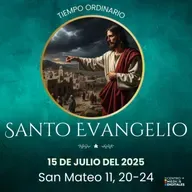Evangelio del 15 de julio del 2025 según San Mateo 11, 20-24