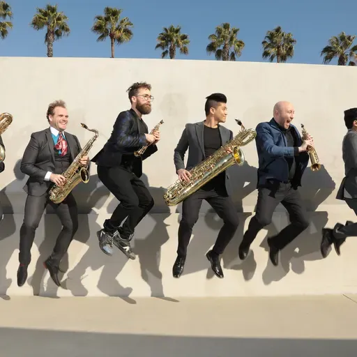 Saxophone Sextet The Moanin' Frogs; Making Saxophone Chamber Music Fun and Unique, Ep 254