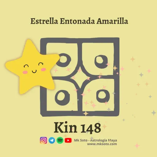Kin 148 - Estrella Entonada Amarilla