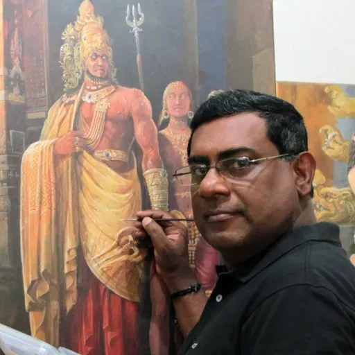 ඇස් පනා පිටම විකෘති කෙරෙන ප්රසන්න වීරක්කොඩිගේ සිතුවම්