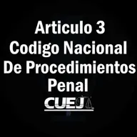 Articulo 3 Código Nacional de Procedimientos Penal