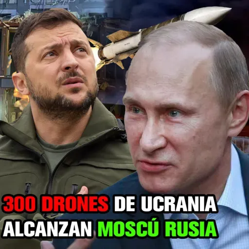 UCRANIA alcanza MOSCÚ y una refinería de petróleo de Rusia con 300 drones.