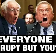 SCREAMING MATCH Between Bernie & RFK At Senate Vaxx Hearing!