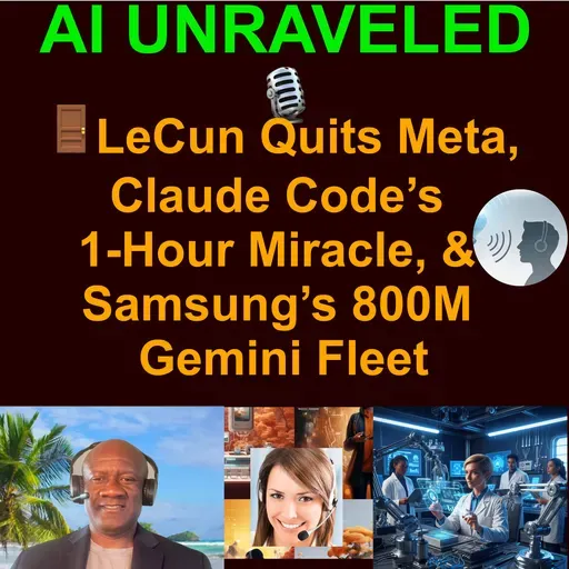 AI Business and Development Daily News Rundown: šŖLeCun Quits Meta, Claude Codeās 1-Hour Miracle, & Samsungās 800M Gemini Fleet