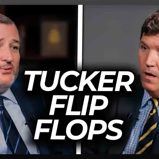 Ted Cruz Is Stunned as Tucker Carlson Flip Flops on Iran War