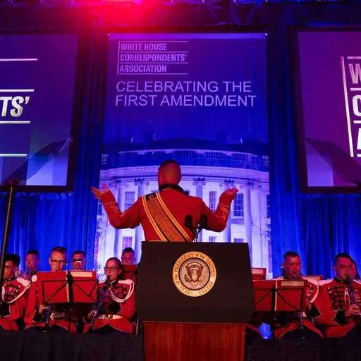 April 25, 2026 - Trump to attend first White House Correspondents' Dinner, after swelling briefing room with propagandists