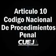 Articulo 10 Código Nacional de Procedimientos Penal