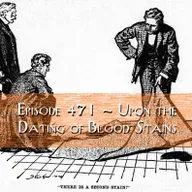Upon the Dating of Blood Stains