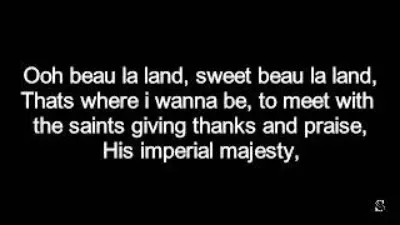 Glen Washington - Beau La Land Lyrics.