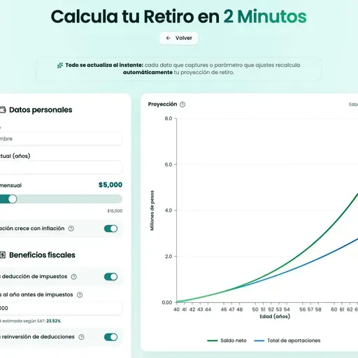 ⏰ ¡Simula tu Retiro en 2 Minutos!