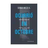 Sergio Micco ex director del INDH y su libro ocurrió en Octubre