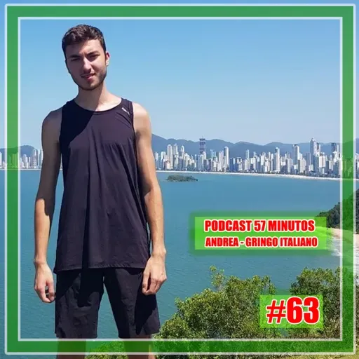 57 Minutos (Andrea Serlenga: Gringo Italiano que fala Português) #63