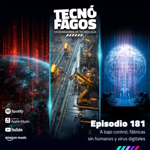 Ep. 181: IA bajo control, fábricas sin humanos y virus digitales
